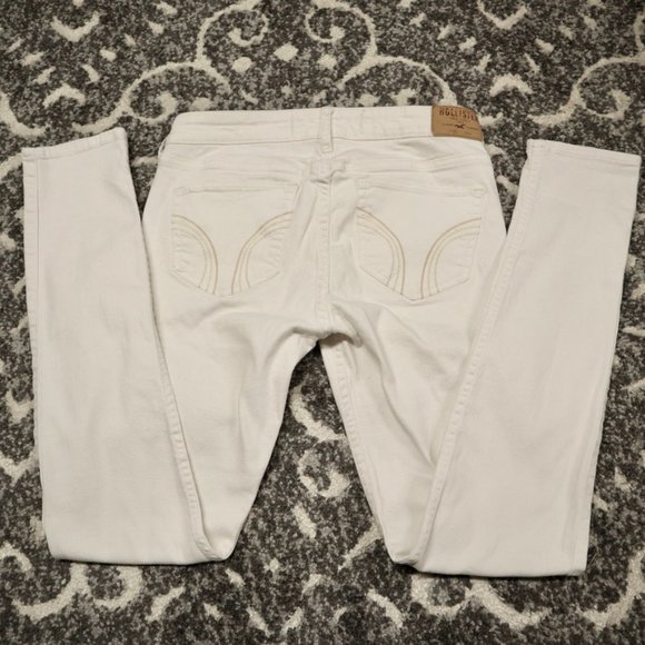 Hollister White Skinny Jeans - Picture 6 of 8